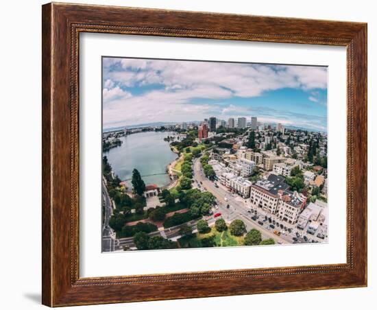 Afternoon View Over Lake Merritt, Oakland California-Vincent James-Framed Photographic Print