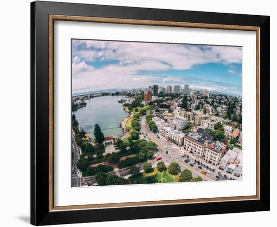 Afternoon View Over Lake Merritt, Oakland California-Vincent James-Framed Photographic Print