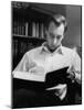 Aga Khan Reading a Book-null-Mounted Photographic Print