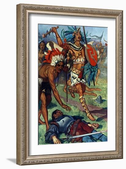 Again and Again They Returned to the Attack-James Henry Robinson-Framed Giclee Print