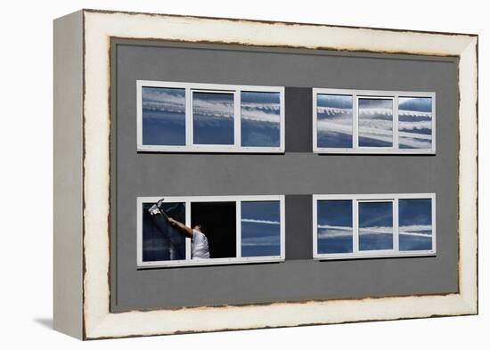 Again This Damn Airplanes-Darko Cuder-Framed Premier Image Canvas