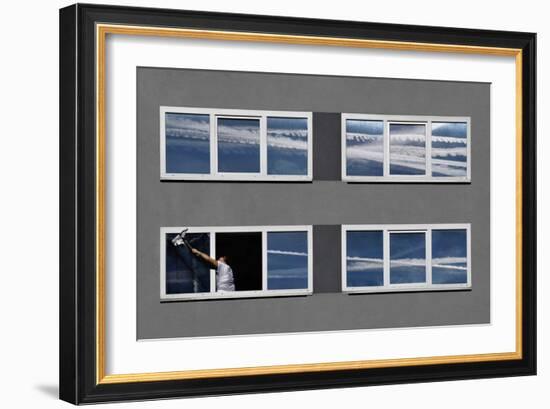 Again This Damn Airplanes-Darko Cuder-Framed Photographic Print