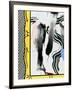 Against Apartheid-Roy Lichtenstein-Framed Collectable Print