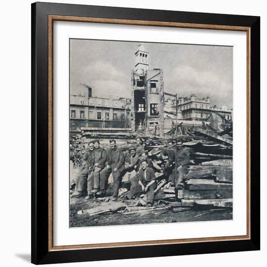 Against the ruins, 1941-Cecil Beaton-Framed Photographic Print