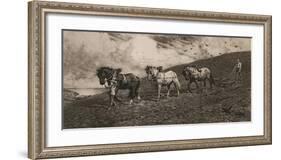 Against the Wind and Open Sky-Herbert Dicksee-Framed Premium Giclee Print