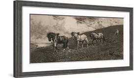 Against the Wind and Open Sky-Herbert Dicksee-Framed Premium Giclee Print