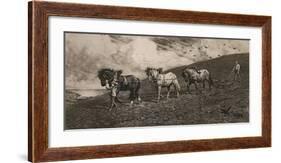 Against the Wind and Open Sky-Herbert Dicksee-Framed Premium Giclee Print