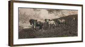 Against the Wind and Open Sky-Herbert Dicksee-Framed Premium Giclee Print