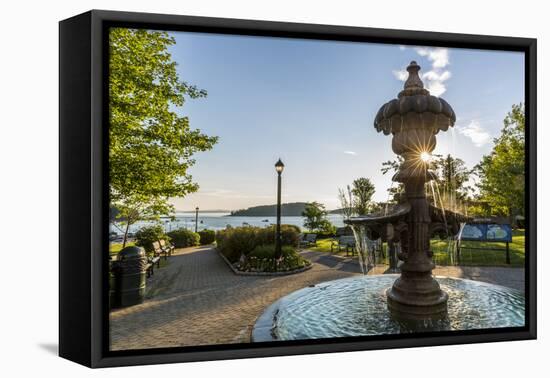 Agamont Park in Bar Harbor, Maine., Acadia National Park.-Jerry & Marcy Monkman-Framed Premier Image Canvas