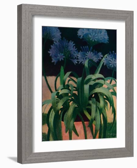 'Agapanthus', 1914, (c1932)-Mark Gertler-Framed Giclee Print