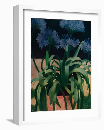 'Agapanthus', 1914, (c1932)-Mark Gertler-Framed Giclee Print