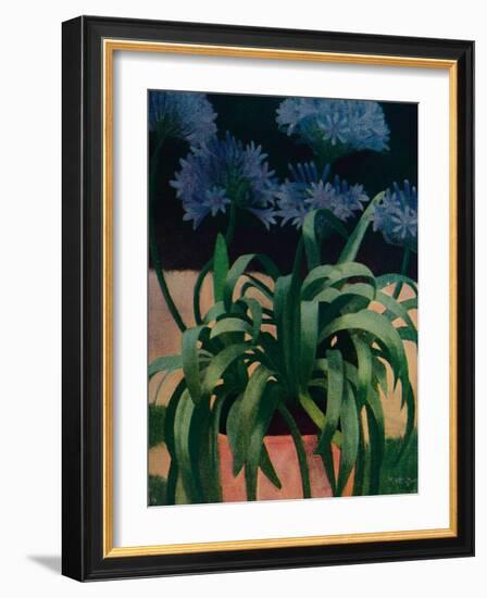 'Agapanthus', 1914, (c1932)-Mark Gertler-Framed Giclee Print