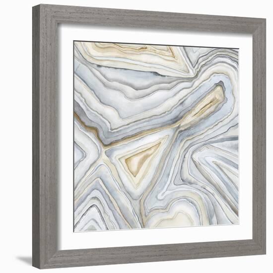 Agate Abstract I-Megan Meagher-Framed Art Print