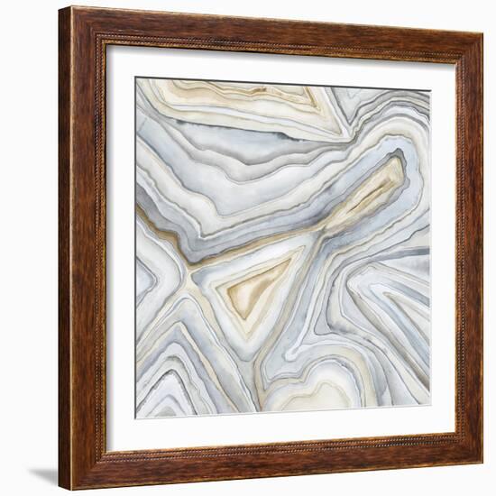 Agate Abstract I-Megan Meagher-Framed Art Print