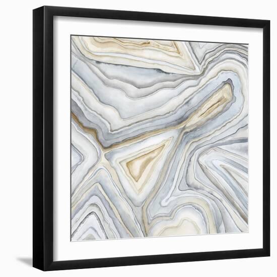 Agate Abstract I-Megan Meagher-Framed Art Print