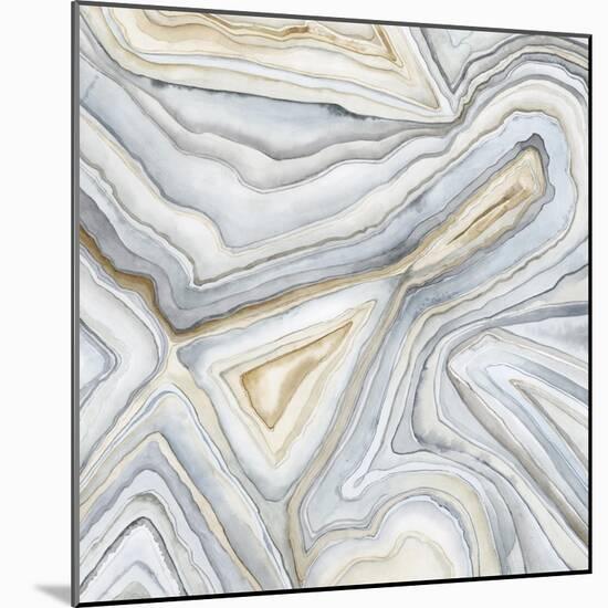 Agate Abstract I-Megan Meagher-Mounted Art Print