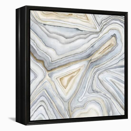 Agate Abstract I-Megan Meagher-Framed Stretched Canvas