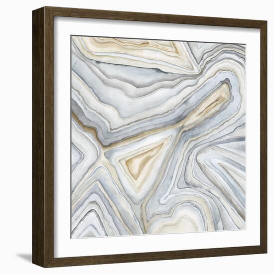 Agate Abstract I-Megan Meagher-Framed Premium Giclee Print