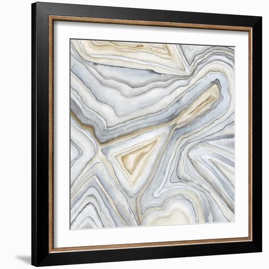 Agate Abstract I-Megan Meagher-Framed Premium Giclee Print