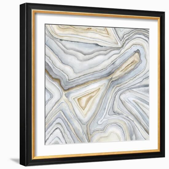 Agate Abstract I-Megan Meagher-Framed Premium Giclee Print