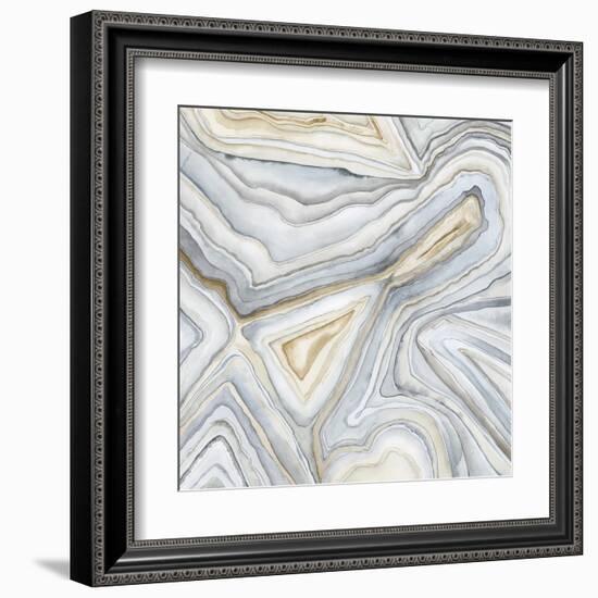 Agate Abstract I-Megan Meagher-Framed Art Print