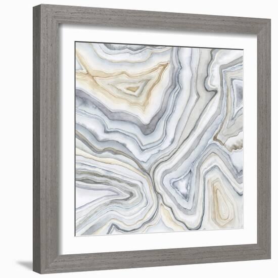 Agate Abstract II-Megan Meagher-Framed Art Print