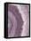 Agate Geode II Plum-Wild Apple Portfolio-Framed Stretched Canvas