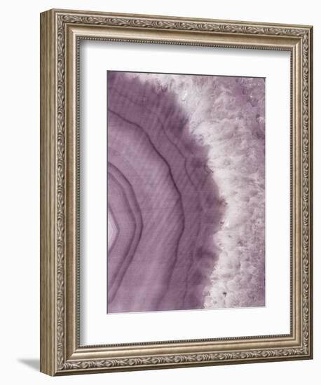 Agate Geode II Plum-Wild Apple Portfolio-Framed Premium Giclee Print