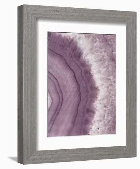 Agate Geode II Plum-Wild Apple Portfolio-Framed Premium Giclee Print