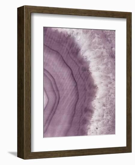 Agate Geode II Plum-Wild Apple Portfolio-Framed Premium Giclee Print