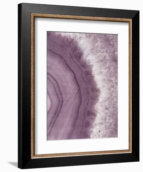 Agate Geode II Plum-Wild Apple Portfolio-Framed Premium Giclee Print