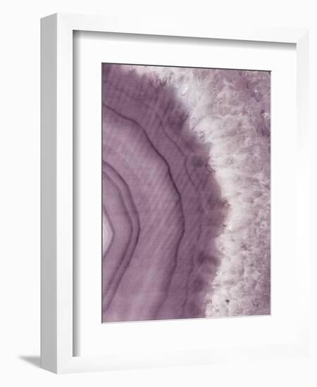 Agate Geode II Plum-Wild Apple Portfolio-Framed Premium Giclee Print