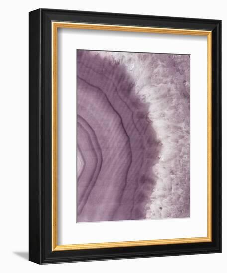 Agate Geode II Plum-Wild Apple Portfolio-Framed Premium Giclee Print