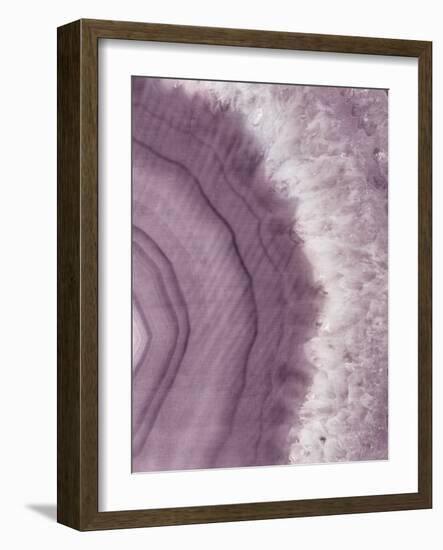 Agate Geode II Plum-Wild Apple Portfolio-Framed Art Print
