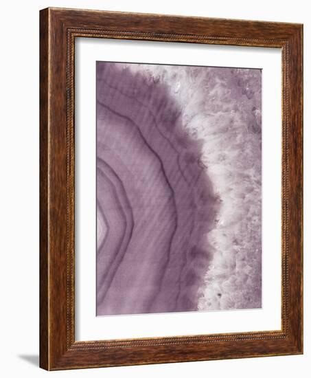 Agate Geode II Plum-Wild Apple Portfolio-Framed Art Print