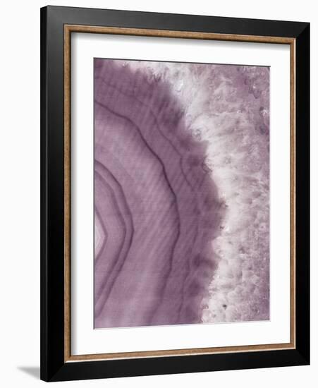 Agate Geode II Plum-Wild Apple Portfolio-Framed Art Print