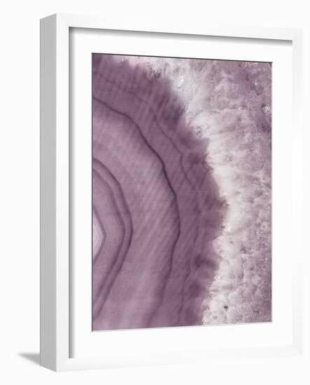 Agate Geode II Plum-Wild Apple Portfolio-Framed Art Print