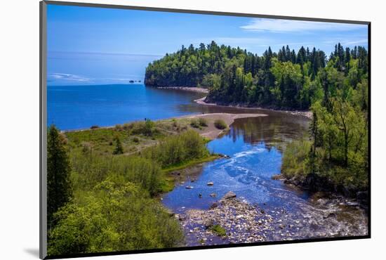 Agate Hunting, Beaver River, Lake Superior-Steven Gaertner-Mounted Photographic Print