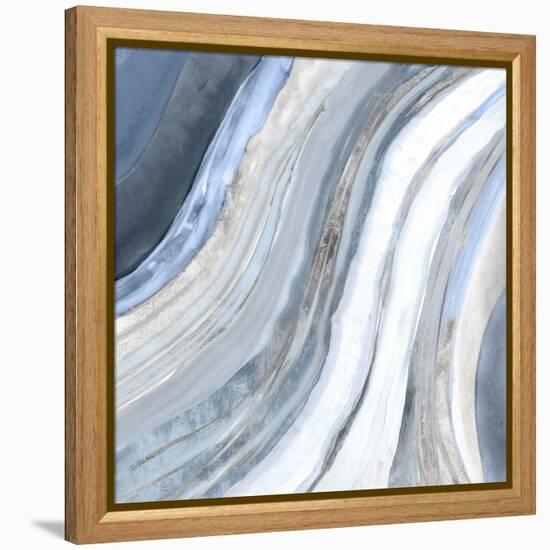 Agate I Silver Version-PI Studio-Framed Stretched Canvas