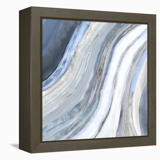 Agate I Silver Version-PI Studio-Framed Stretched Canvas