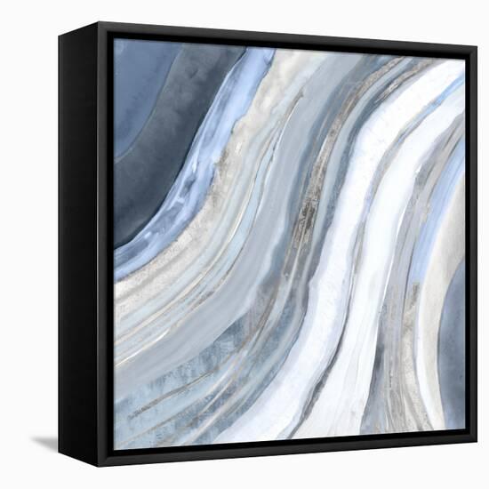 Agate I Silver Version-PI Studio-Framed Stretched Canvas