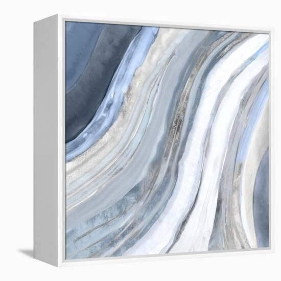 Agate I Silver Version-PI Studio-Framed Stretched Canvas