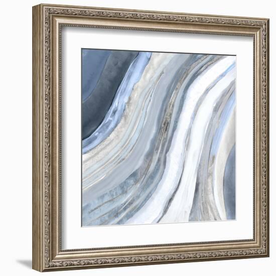 Agate I Silver Version-PI Studio-Framed Art Print