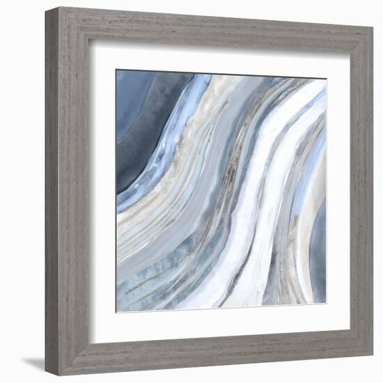 Agate I Silver Version-PI Studio-Framed Art Print