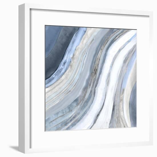 Agate I Silver Version-PI Studio-Framed Art Print