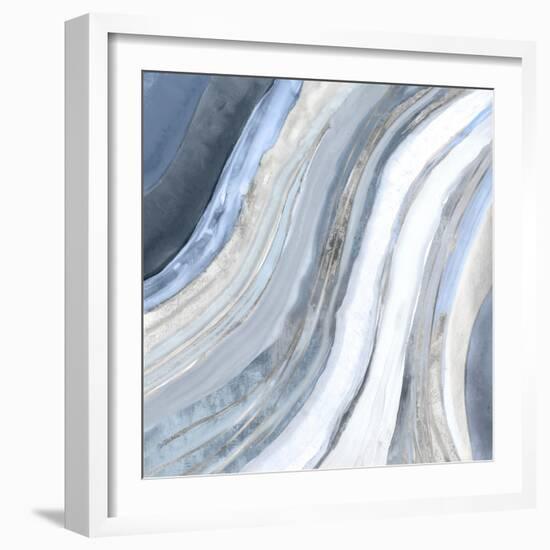 Agate I Silver Version-PI Studio-Framed Art Print