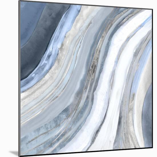 Agate I Silver Version-PI Studio-Mounted Art Print