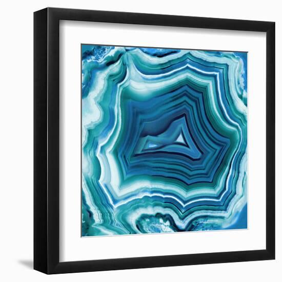 Agate in Aqua-Danielle Carson-Framed Giclee Print