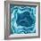 Agate in Aqua-Danielle Carson-Framed Art Print