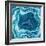 Agate in Aqua-Danielle Carson-Framed Art Print